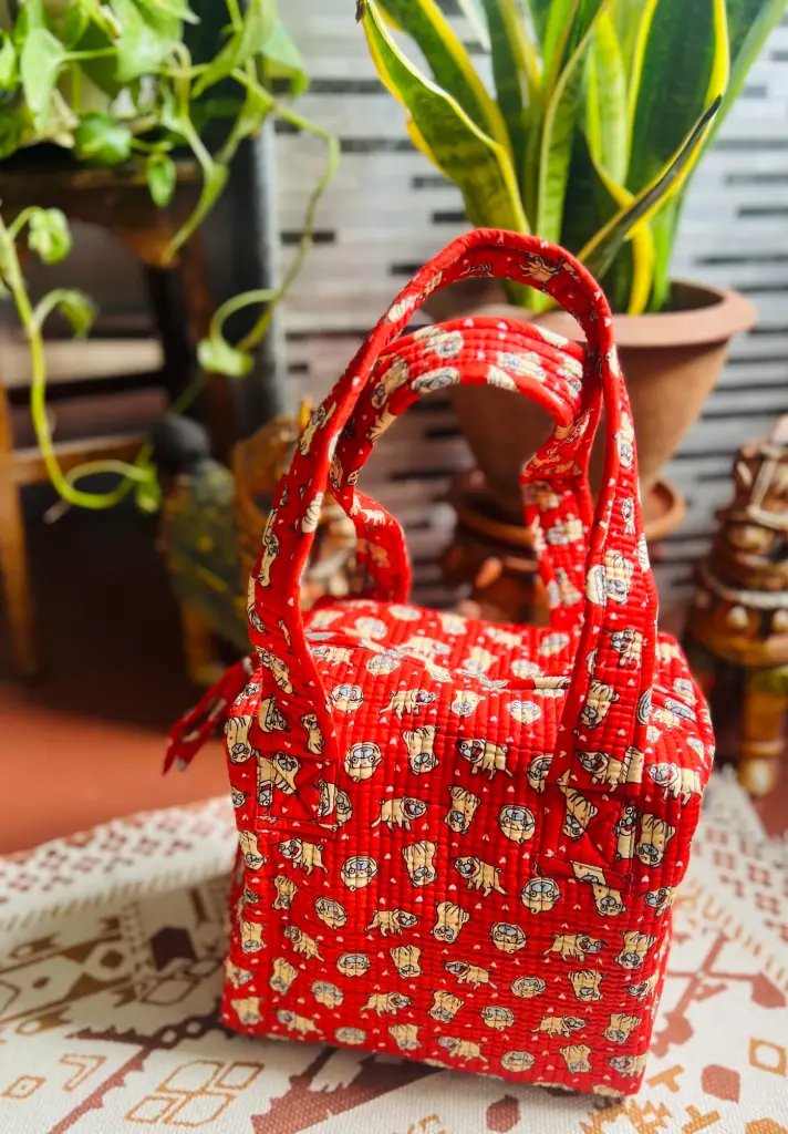 Doggie (Red) - Owl - Multipurpose Kids Bag