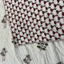 Palm Regia - Block Printed Muslin Quilt