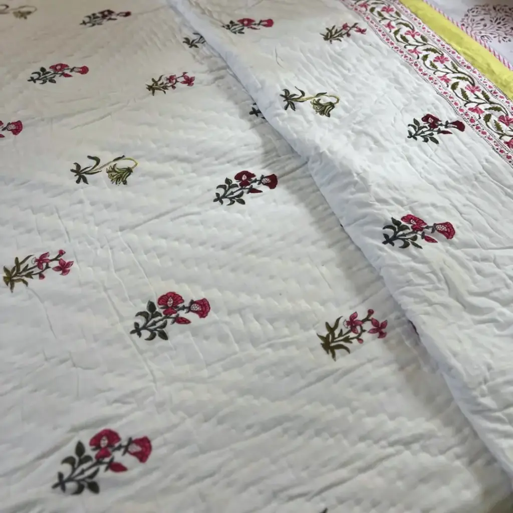 Adya - Block Printed Muslin Quilt